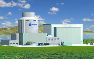 Ilustracja AP1000. Źródło: Wikipedia/Wikimedia, File:AP1000Reactor.jpg.
